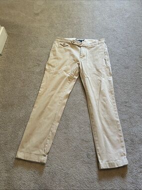 Ralph Lauren Women's Beige Casual Chino Pants